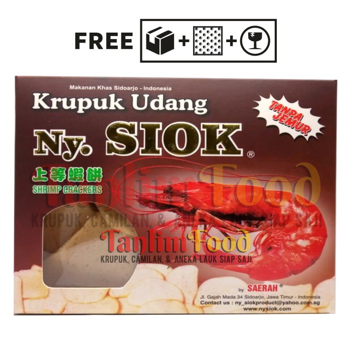

Kerupuk - Kerupuk / Krupuk Udang Box Ny Siok 400Gr - Tanlimfood