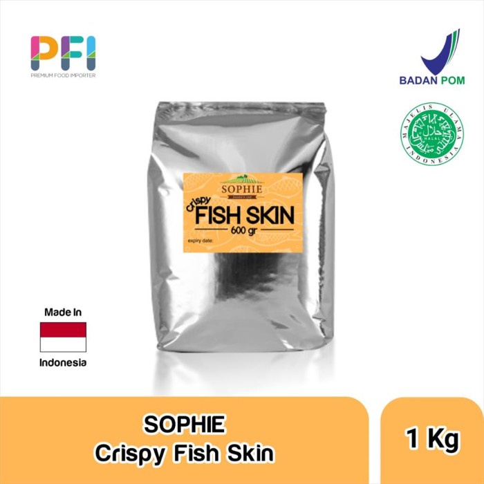 

Kerupuk - Kerupuk Kulit Ikan Curah ( Impor Thailand ) Fish Skin Import 600 Gr