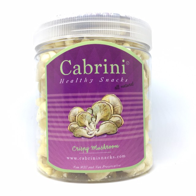 

Keripik - Cabrini Healthy Snacks - Crispy Mushroom (500Ml) Keripik Jamur