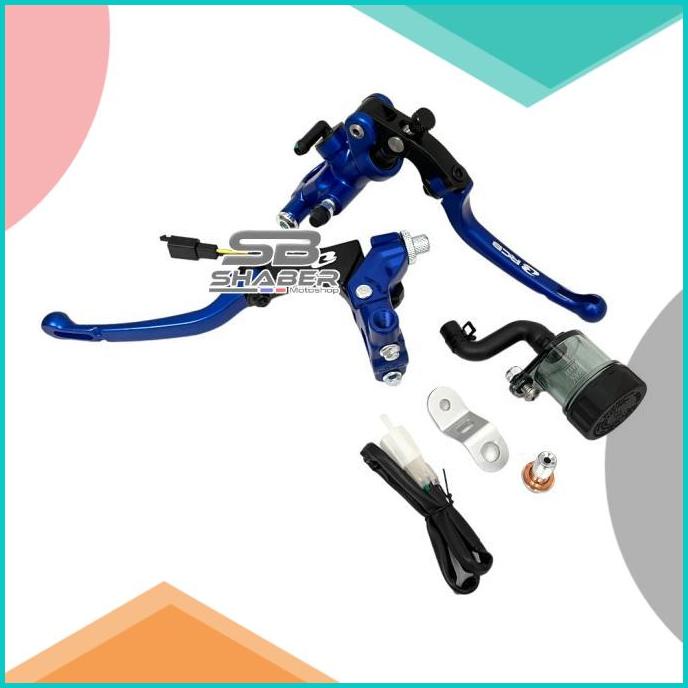 Master Rem RCB 14MM Kanan S1 Biru Handle Kiri Kopling RCB Biru S1 16no