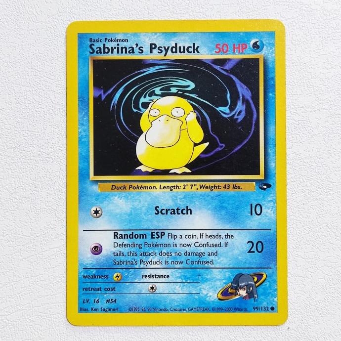 Sabrina's Psyduck 99/132 - Gym Challenge Pokemon Card TCG