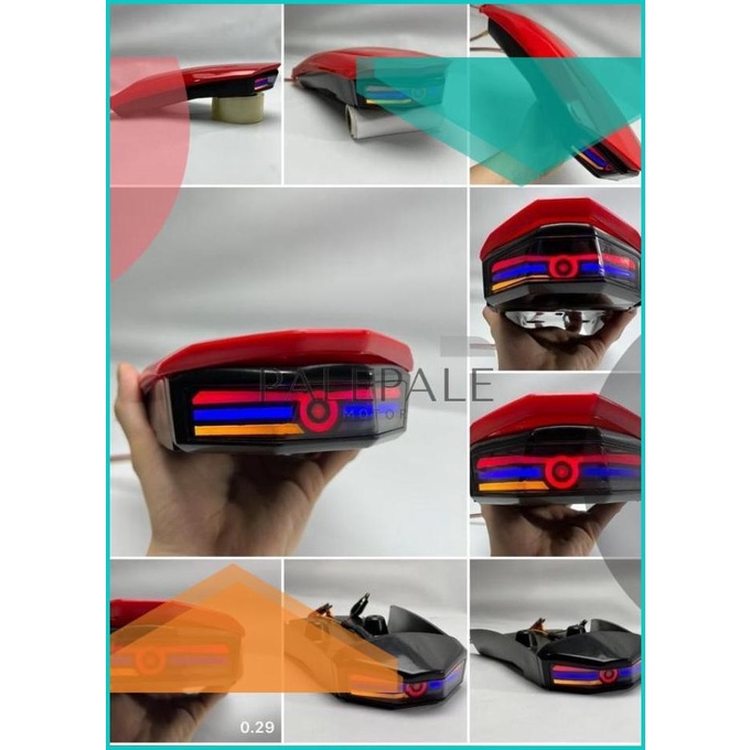 UNDERTRAIL KLX 150/SPAKBOR BELAKANG KLX150/STOP LAMP KLX 150 DTRACKER