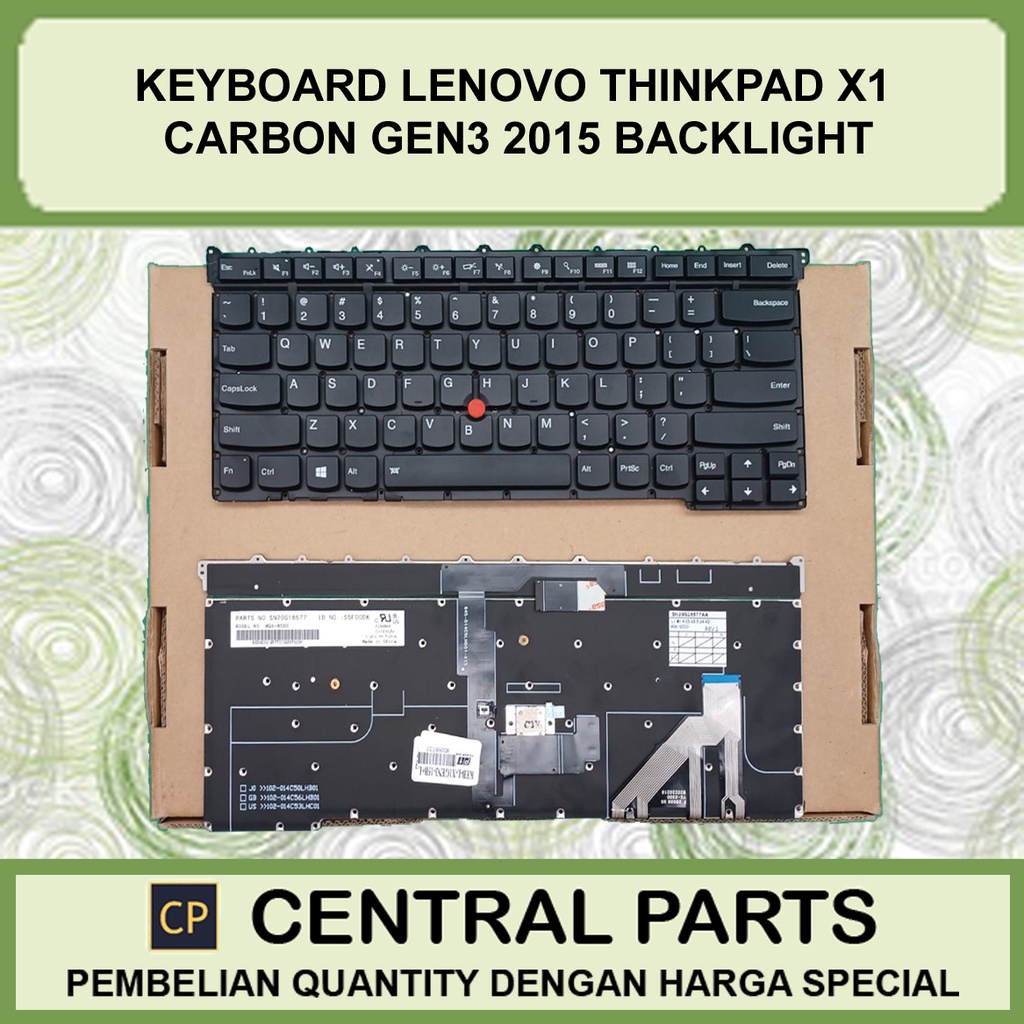 Keyboard Lenovo Thinkpad X1 Carbon GEN3 2015 Pointer Backlite
