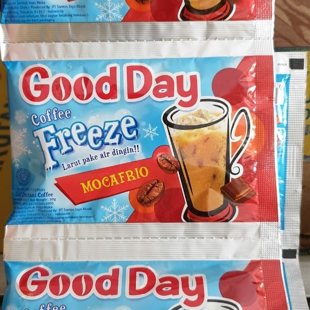 

Kopi Good Day Freeze Mocafrio 30Gr. Termurah!!!