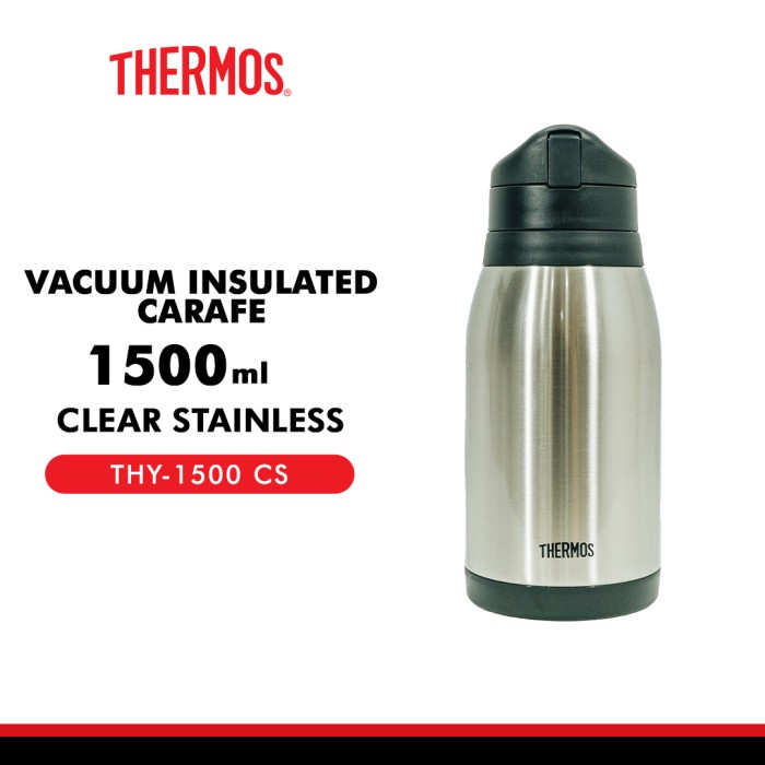 Vacuum Insulated Carafe Clear Stainless - 1500 Ml Thy-1500 Cs)