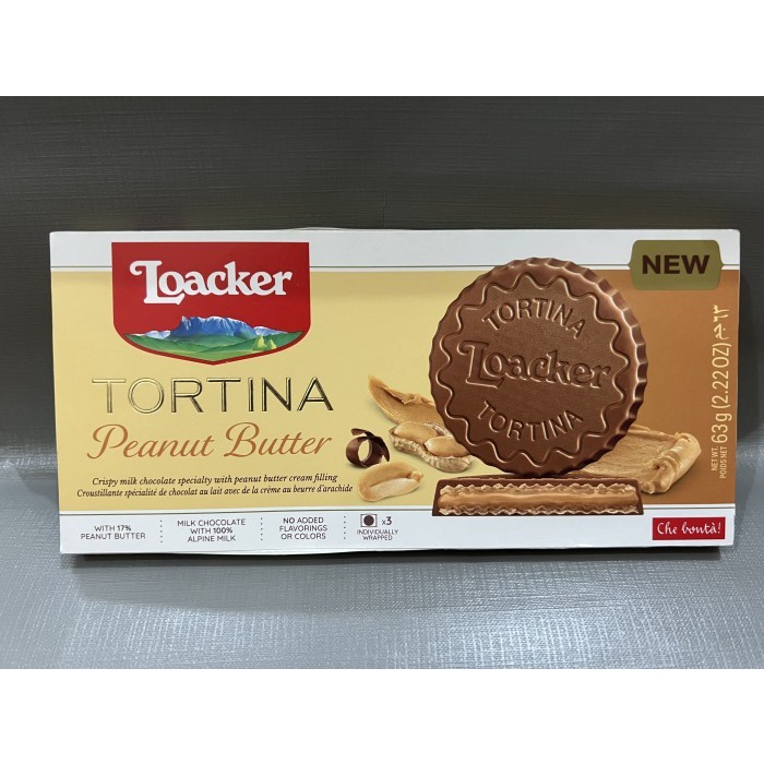

Biskuit Wafer - New Loacker Tortina Wafer Chocolate Biscuit Import Peanut Butter