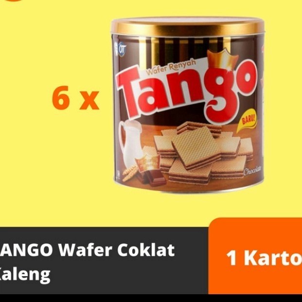 

Biskuit Wafer - Promo Terbatas!!! Biskuit Kaleng Tango Wafer 1 Dus @ 6 Kaleng Terbaru