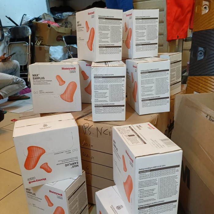 ✅New Ori Earplug Honeywell Max -1 / Earplug Honeywell Murah Diskon
