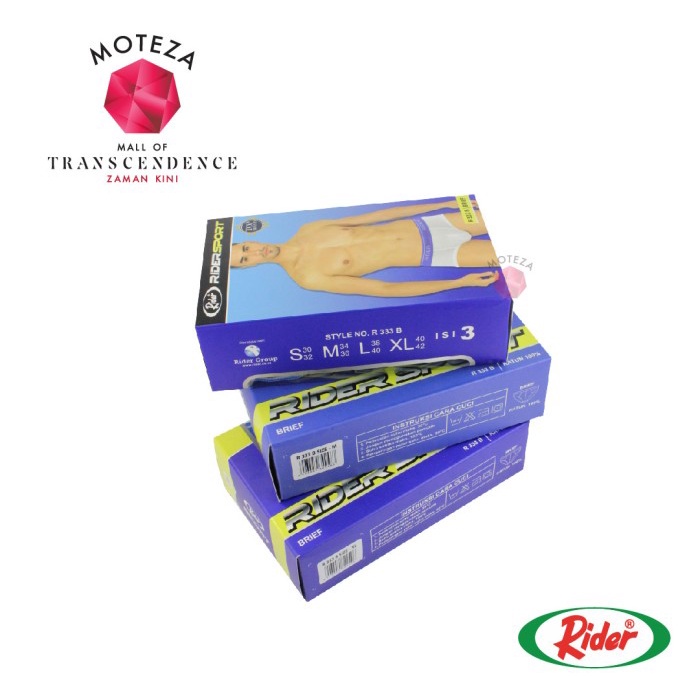 Celana Dalam Underwear Brief Pria - Rider Sport R 333 B