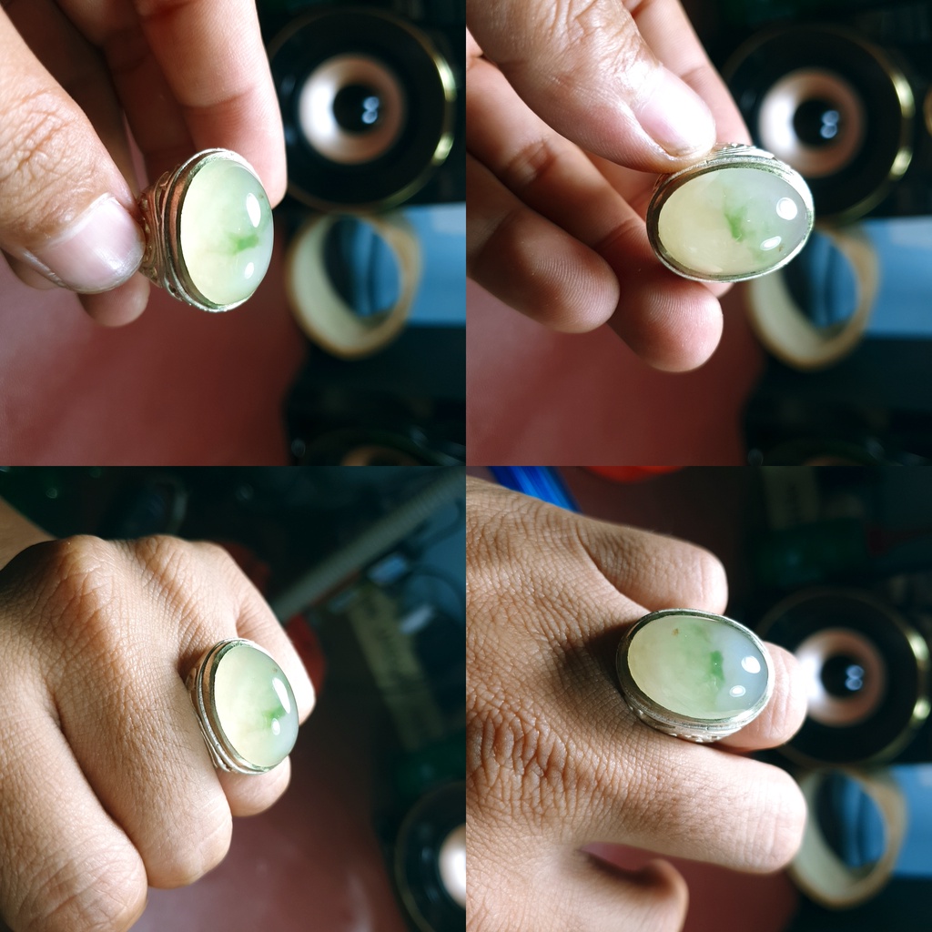 BATU CINCIN ICEJADE LUMUT TOTOL HIJAU SUPER BATU LUMUT ACEH NO42