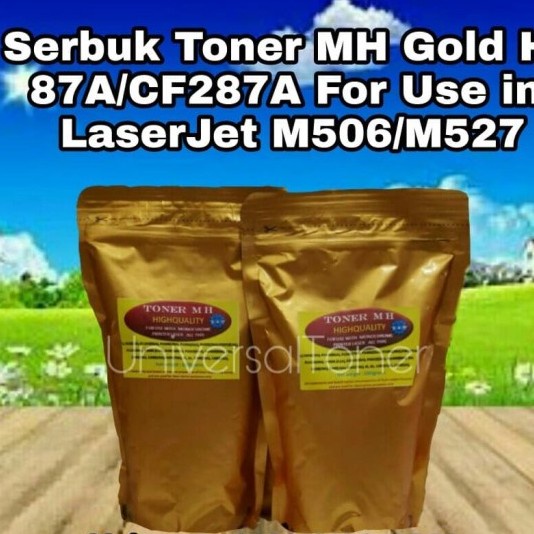 Serbuk Toner Mh Gold 87A Cf287A M506 M527 M506Dn M506N M527Dn 1Kg Best