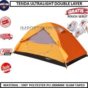 tenda camping 2 orang - tenda ultralight double layer - tenda BESSPORT