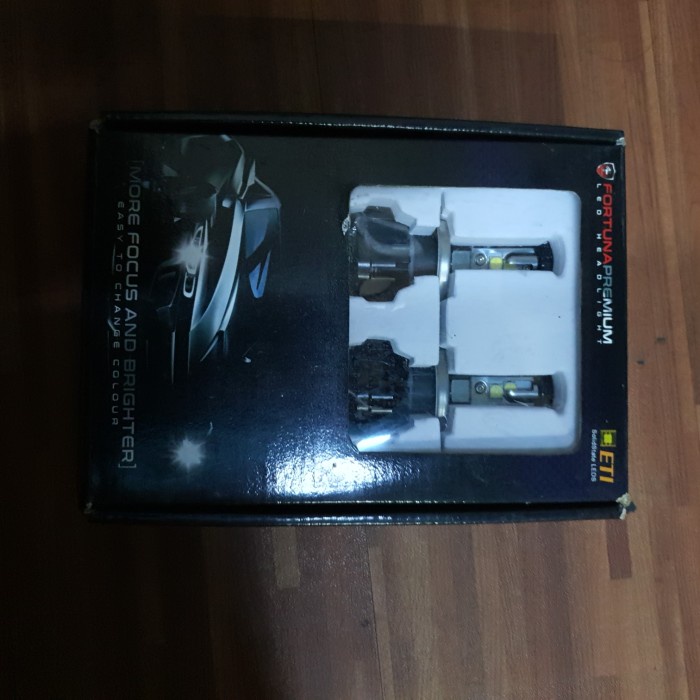 [Original] Lampu Hid Led Fortuna H4 H11 H16 H1 H3 Dll Berkualitas
