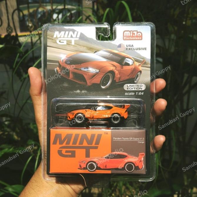 Mini GT Pandem Toyota GR Supra Orange Terlaris