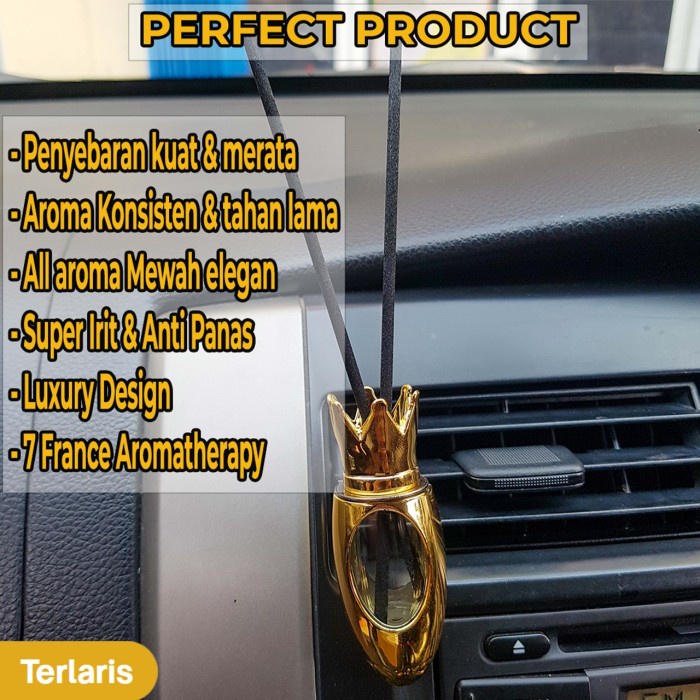 kode07 LaBonte Parfum Pengharum Mobil Stick Diffuser Clip Aromaterapi Difuser - jasmine