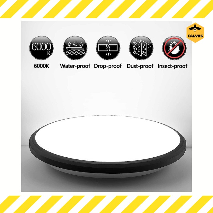 Lampu Plafon LED Outbow Down Light Stepless Dimming Remote Control Murah