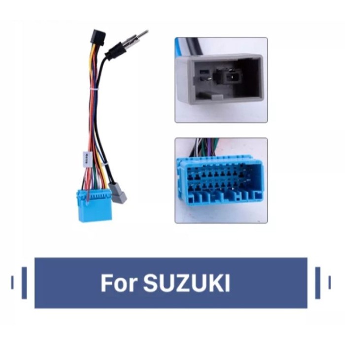 kode07 Kabel soket PNP Head unit Android untuk mobil SUZUKI ( Semua Suzuki ) - Soket Suzuki