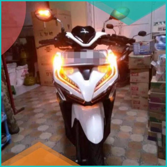 Spion Nyala Sein LED Honda Beat Vario Original Asli AHM Mirror LED 16n
