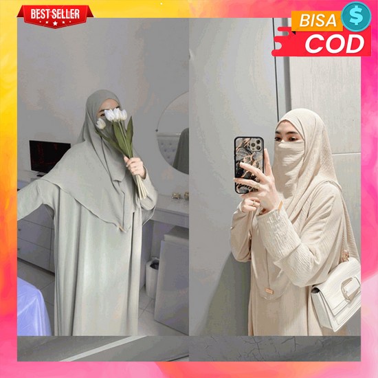 Bsju Gmis Cewek Cantik Kekinian Gamis Ibuibu Pengajian Games Maxy Terbaru 2024 Jubah Wanita Muslimah