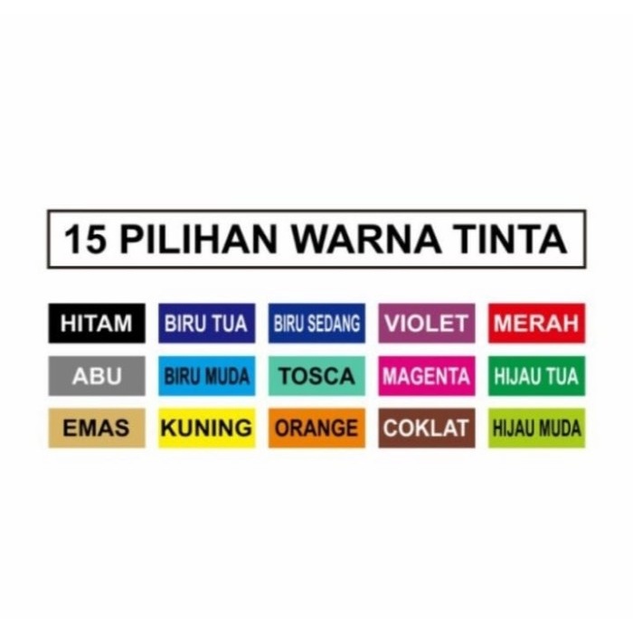 

New Stempel Lunas Otomatis Tinta Bebas Ongkir