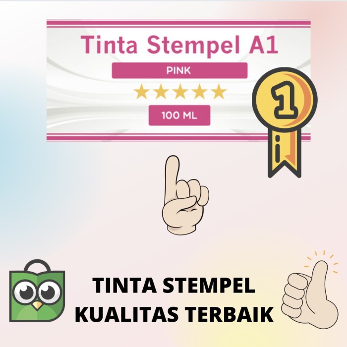 

Terbaru Tinta Stempel Flash Warna Pink 100 Ml Original