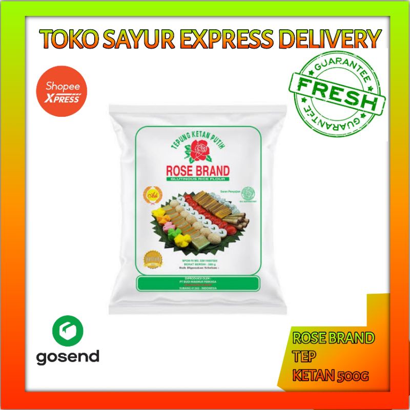 

Tepung Ketan Putih Rose Brand - Sayur express palembang