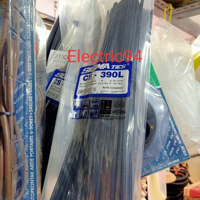 

Terbaru Kabel Ties Cs-390L Sigma / 39Cm Warna Hitam Promo Terlaris