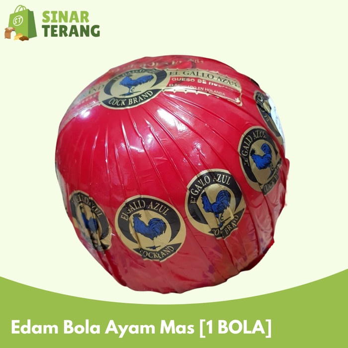 

Terbaru Keju Edam / Bola Ayam Emas 1.6 Kg Import Holland Promo Terlaris