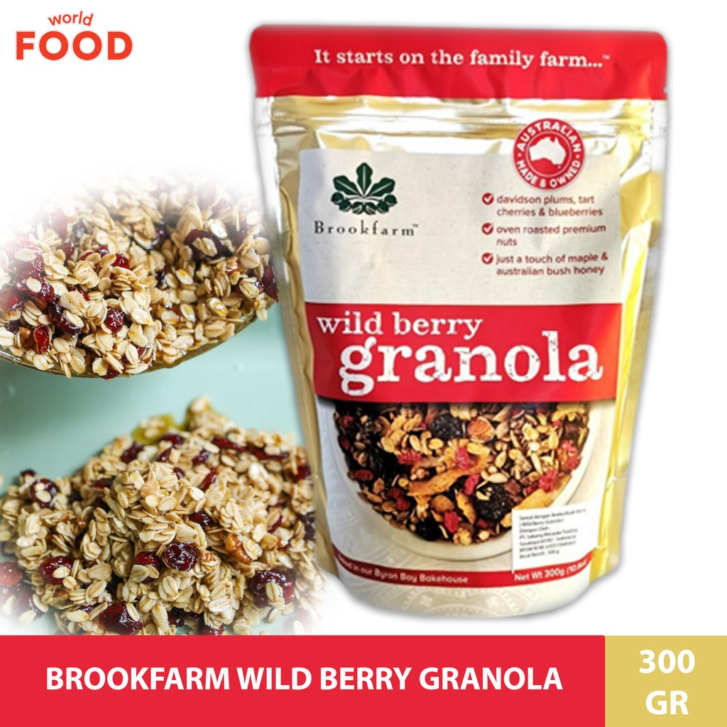 

Brookfarm Wild Berry Granola 300Gr