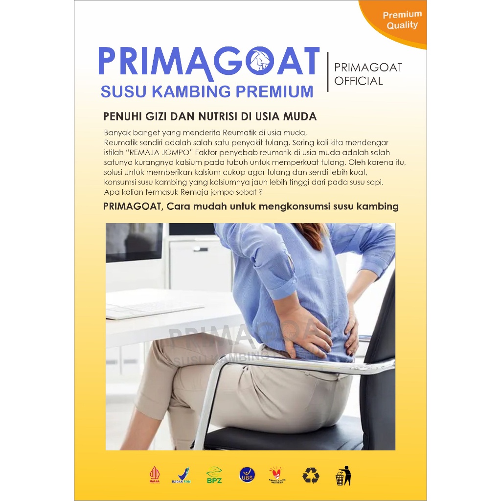 

Susu Kambing Etawa Atasi Nyeri Sendi, Asam Urat Dan Kesehatan Pernafasan Paket 3 Box Primagoat Bebas