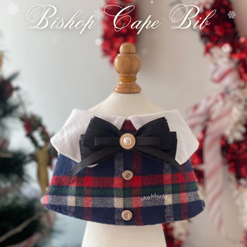 MOMUMA | Bishop cape bib - dog cat clothing | bib cape anjing kucing