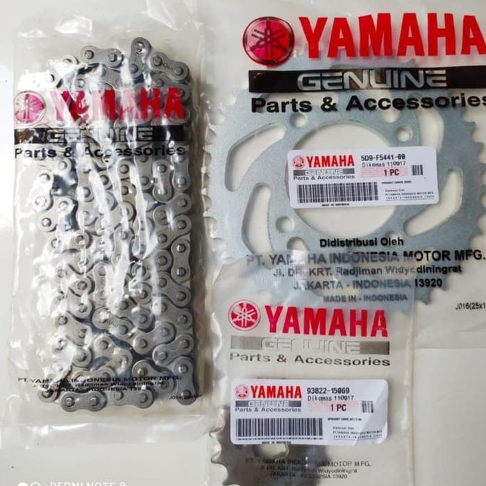 Gear Set Yamaha Vega Zr Fi Jupiter Z1 Kode 5D9 Ori Ygp