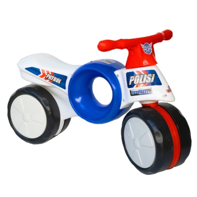 (Bisa Cod) Mainan Anak Motor Dorong Polisi / Sg Hd163 / Mainan Anak / Motor Polisi Anak / Motor