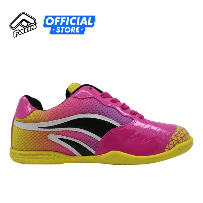 Sepatu Fans Zico - Sepatu Futsal Pink Kuning