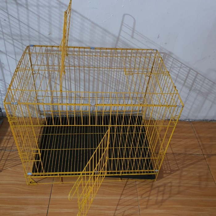 Kandang Lipat Besi Kucing Anjing Tingkat 1 Ukuran M L Xl Xxl 2 Lantai