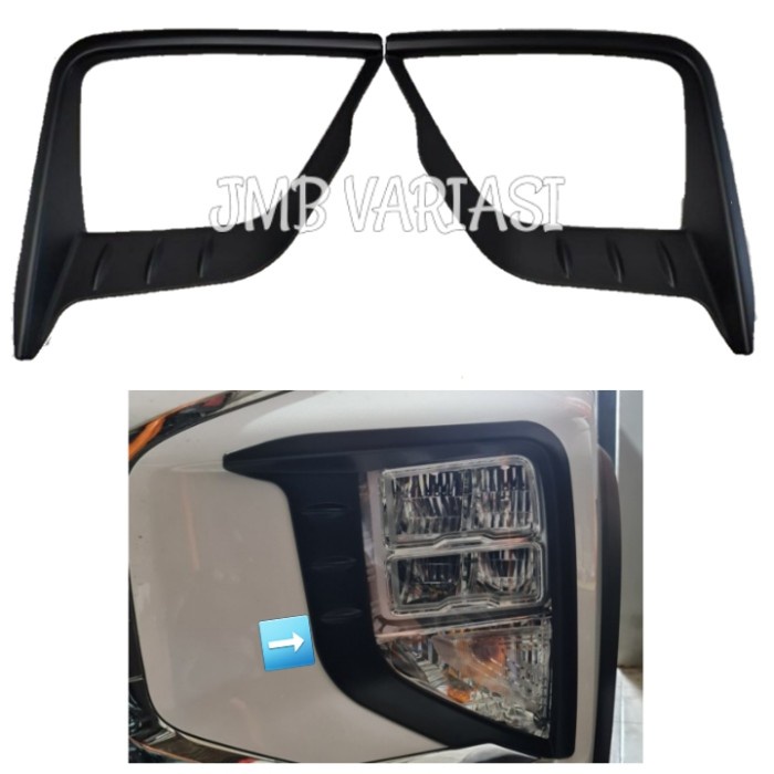 garnish depan/headlamp garnish xpander cross hitam