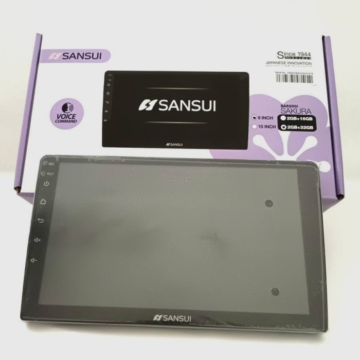 Head Unit Android 10 Inch Sansui Sakura SA5200i Ram 2/32