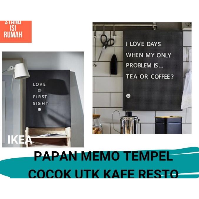 

Papan Memo Tempel Kafe Resto Pegboard Dengan Huruf & Angka SVEN