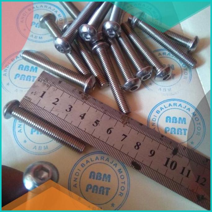Baut L Stainles Button M10 x 50 atau Baut 14 Panjang 5cm 16novz3 acces