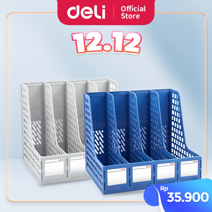 

Deli Rak Kertas / File Berbahan Plastik 4 kotak 33777