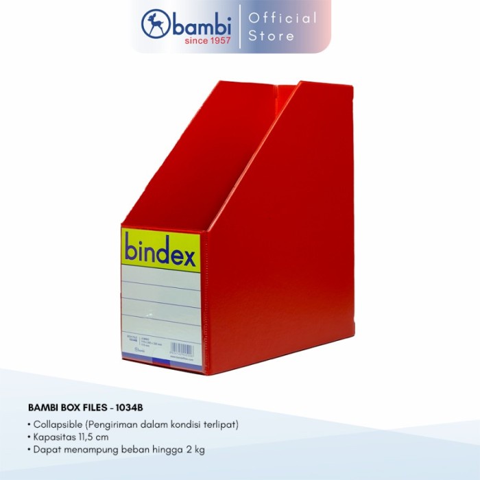 

Bindex Box File 1034B ALL COLOUR (Pilih Warna)