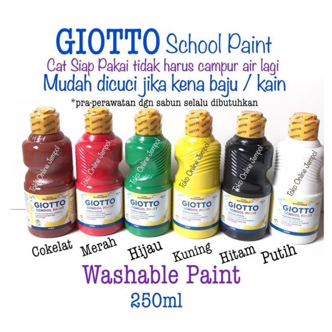 

250ml Washable Paint Cat Air School Paint GIOTTO 5308xx ATK0950GT