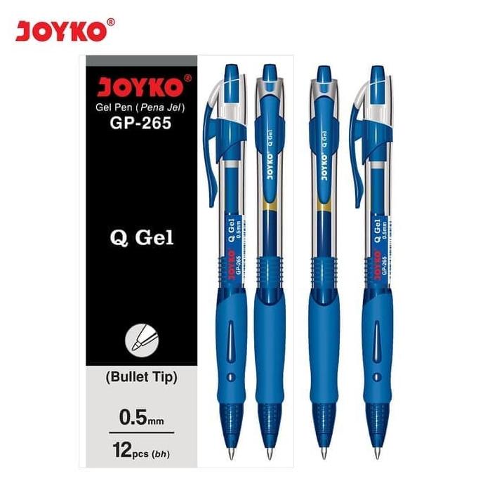 

ATK0758JY BIRU 0.5 mm GP-265 Pulpen Joyko Q Gel Pena Ballpoint Jel