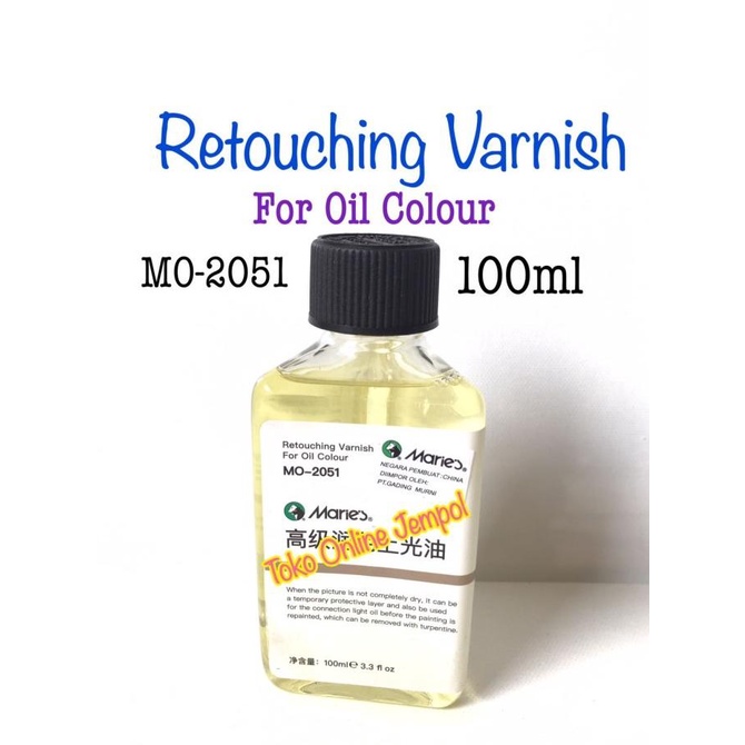 

100ml Retouching Varnish For Oil Colour MO-2051 Maries ATK1269MR