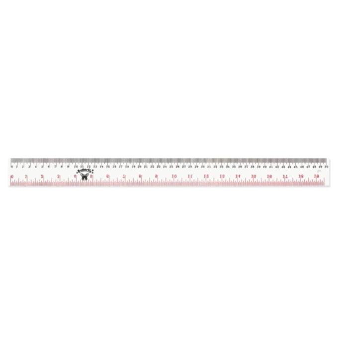

50cm Penggaris Butterfly Plastik Plastic Acrylic Ruler Mistar ATK1480B