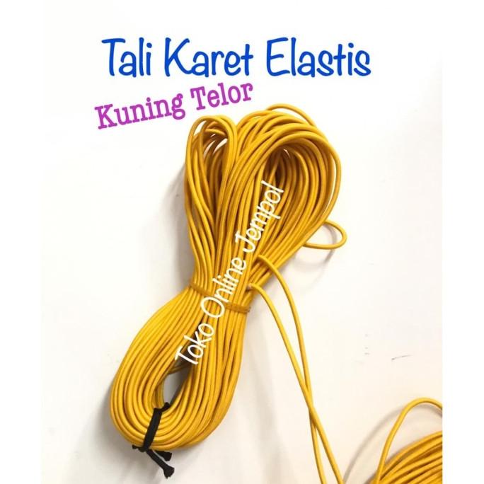 

meteran KUNING TELOR Tali Elastis karet string benang craft CR120