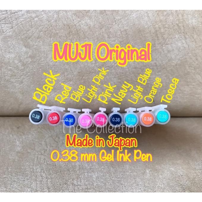 

0.38 Pulpen JAPAN satuan Gel Ink Pen Original Pena jel ATK0530MJ