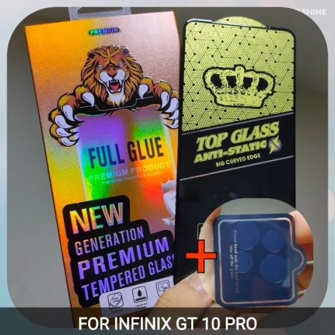 Tempered Glass Static Infinix Gt 10 Pro Screen Protector Lensa Kamera