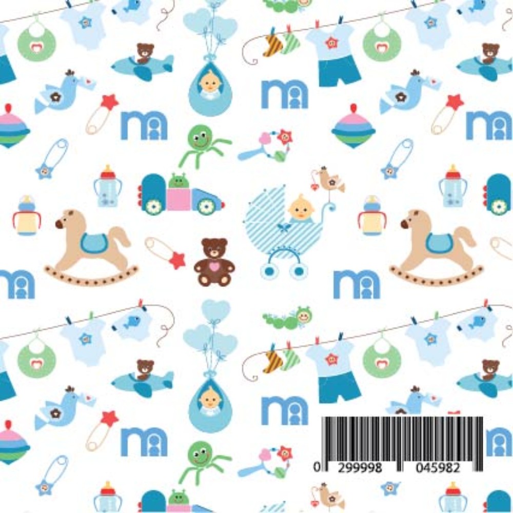 

Wrapping Paper Boy Blue New