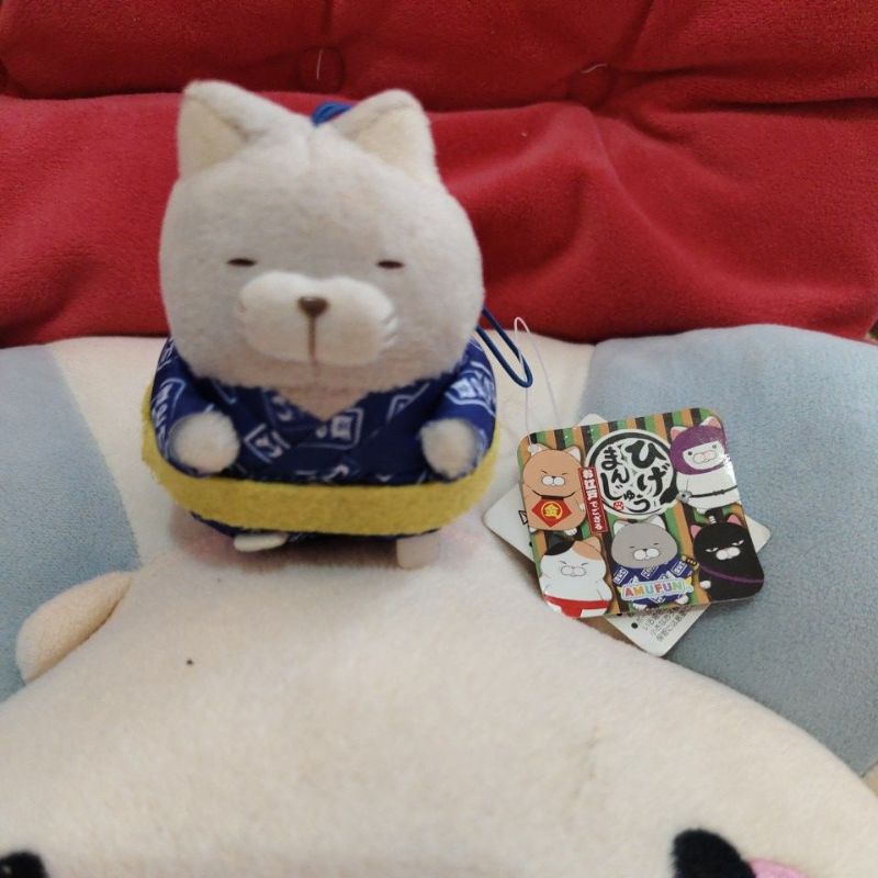 boneka gantungan kunci kucing amuse kimono tag ori